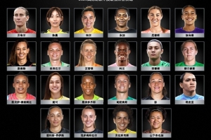 恭喜！武漢女足王霜、陳晨入圍國際足聯(lián)年度最佳女子陣容候選名單