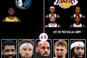 詹眉再合體？美媒炸裂交易方案：湖人將詹姆斯送至獨(dú)行俠，換來加福德等4人