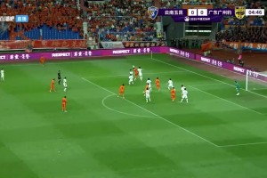 云南玉昆完美開局！羅競轉(zhuǎn)身抽射破門