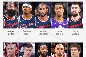 最終陣容！快船新賽季這套首發(fā)替補(bǔ)能在西部打到哪里？