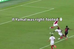 歐冠官方曬鏡像亞馬爾右腳踢球視頻：他讓你想起了誰(shuí)？??