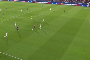 拉什福德奔襲禁區(qū)傳中助攻，拉菲尼亞推射破門！巴薩3-0科莫！