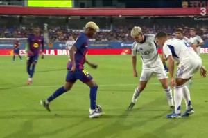 亞馬爾突破打門造險情！費爾明外圍得球打死角梅開二度！