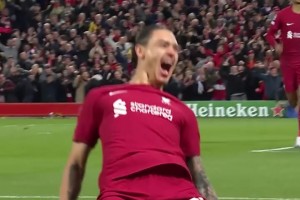 騷氣！薩拉赫妙傳插上的努涅斯腳后跟破門！