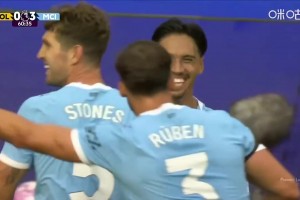 頂級！賴因德斯倒三角送助攻，哈蘭德跟進左腳兜射破門