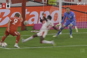 新賽季金靴第一步！凱恩扣倒對(duì)手小角度破門！迪亞斯送助攻！