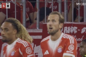 凱恩禁區(qū)內(nèi)兜射破門雙響！迪亞斯再送助攻！拜仁5-0領(lǐng)先萊比錫