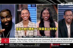 帕金斯：申京現(xiàn)在是聯(lián)盟前五中鋒！不僅進(jìn)攻全面而且防守出色??！