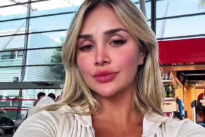 羅德里戈前女友這眼睛好漂亮呀，不得不說(shuō)眼神深邃??