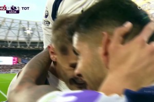 熱刺3-0鎖定勝局！貝里瓦爾禁區(qū)做球，范德文跟進(jìn)掃射破門！