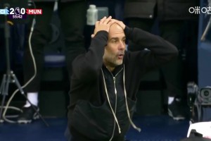 ??難以置信！哈蘭德超級(jí)空門(mén)不進(jìn)！場(chǎng)邊瓜迪奧拉抱頭直接看跪了