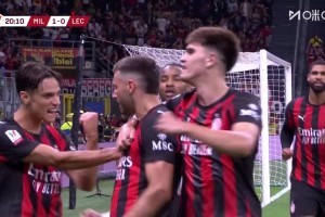 米蘭先下一城！S-希門尼斯門前搶點破門，巴特薩基傳中助攻！