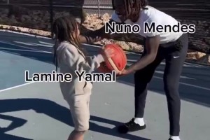 太壞了！??國外網(wǎng)友惡搞今天凌晨亞馬爾vs門德斯