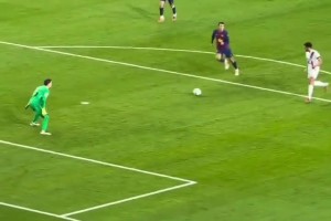 現(xiàn)場實拍：阿什拉夫致命傳球，貢薩洛拉莫斯絕殺巴薩