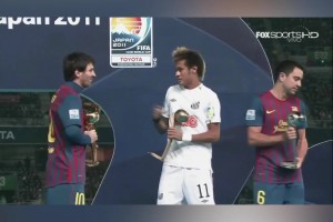 梅西這一戰(zhàn)打服19歲的內馬爾！11年世俱杯梅西2球助巴薩奪冠！