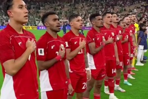 不熟？國歌還沒奏完印尼歸化球員就鼓掌，意識到不對繼續(xù)唱??