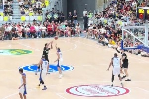 動(dòng)作這么大？??廣東與西班牙某球隊(duì)熱身賽 周鵬揮肘為趙睿出頭