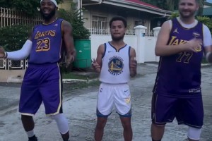 震驚！“庫里”竟然和“詹姆斯”與“東契奇”一起尬舞??