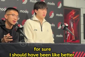 被隔扣！楊瀚森：我的防守站位選擇還不夠好！需要總結(jié)自己的不足