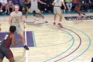 身高198的探花秀！高中時(shí)期的VJ是這么打球的！炸裂的天賦！