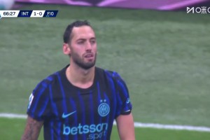 國(guó)米打破僵局！恰爾汗奧盧外圍遠(yuǎn)射破門！德赫亞無(wú)能為力！