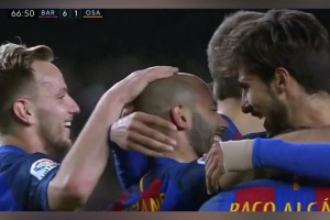 ??為了幫他進(jìn)球全隊都拼了！小馬哥巴薩7年職業(yè)生涯的唯一進(jìn)球